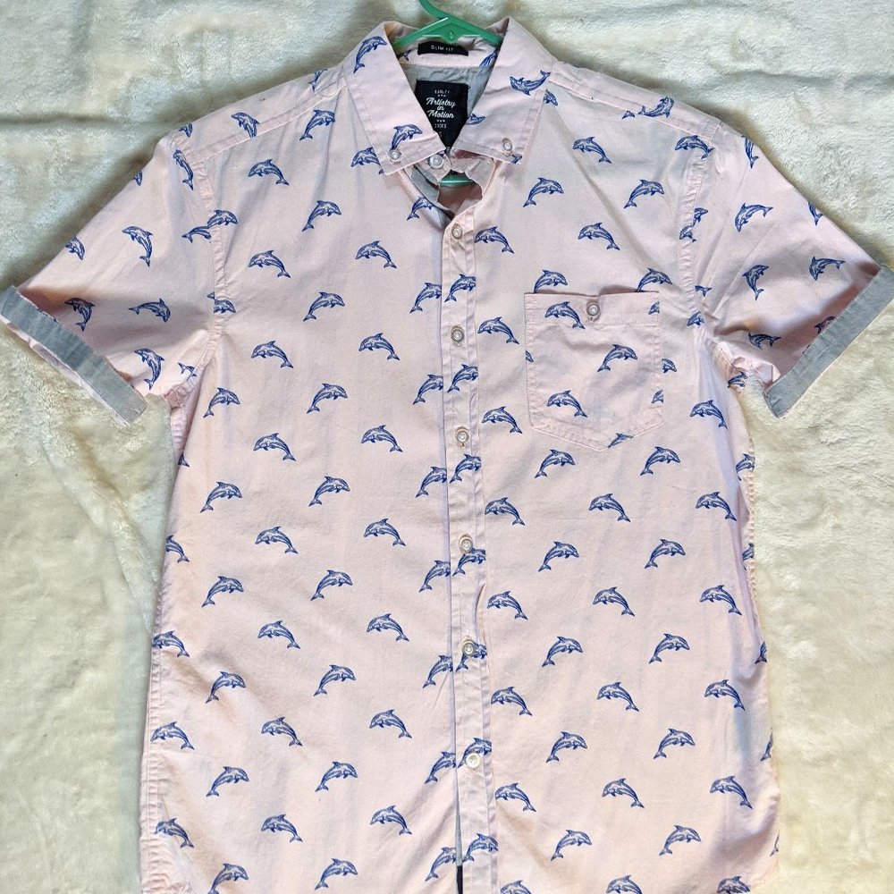 ARTISTRY IN MOTION Mens Casual Short Sleeve Shirt